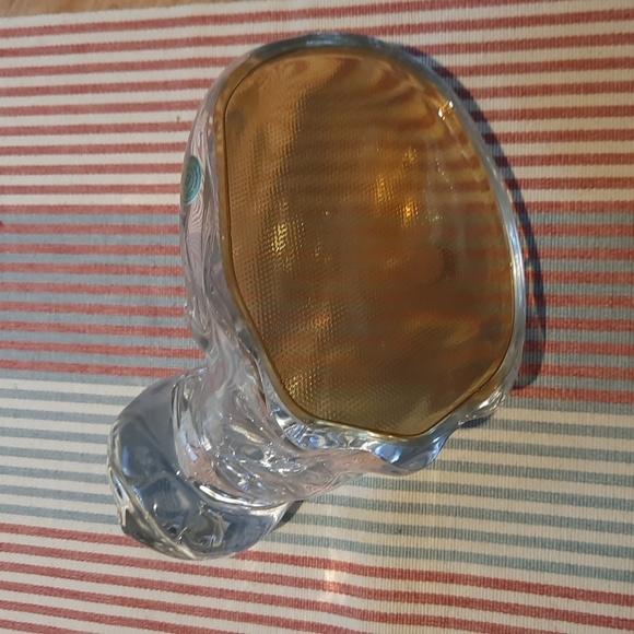 Vintage MCM Bohemian Czech Crystal Cat Piggy Bank - Picture 3 of 5